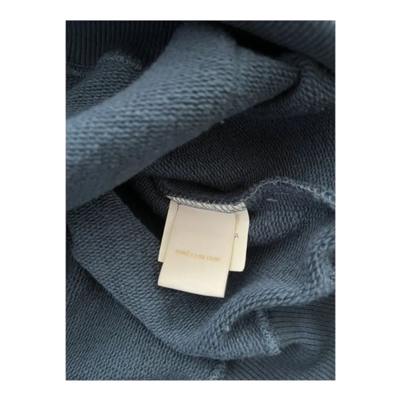 Aime Leon Dore Needlepoint Hoodie Moonlight Ocean Size M Mens Hoodie Sweatshirt - Picture 4 of 7